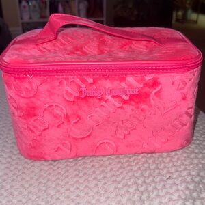 Juicy Couture pink train case NWOT